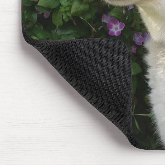 Siberischer Husky Welpenhund Mousepad (Ecke)