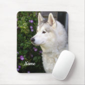 Siberischer Husky Welpenhund Mousepad (Mit Mouse)