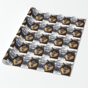 Siberischer Husky-Wrapping-Papier Geschenkpapier