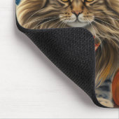 Siberischer Katze Halloween Spooky Mousepad (Ecke)