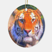 Siberischer Tiger Keramik Ornament (Links)