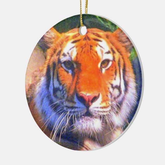 Siberischer Tiger Keramik Ornament (Links)