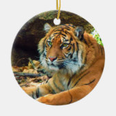 Siberischer Tiger Keramikornament (Vorne)