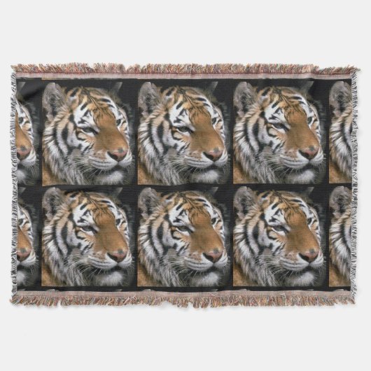 Siberischer Tiger Liebhaber Decke (Vorderseite)