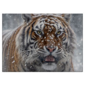 Siberischer Tiger-Schneidausschuss Schneidebrett (Vorderseite)
