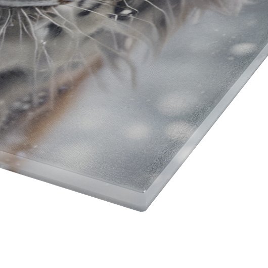 Siberischer Tiger-Schneidausschuss Schneidebrett (Ecke)