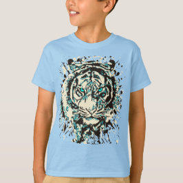 Siberischer Tiger-T - Shirt | Farbiger Tiger-T - S