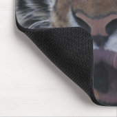 Siberischer Tiger-Yawning Mousepad (Ecke)