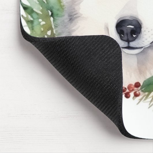 Siberischer Weihnachtsmann Weihnachtsmann Mousepad (Ecke)