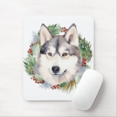 Siberischer Weihnachtsmann Weihnachtsmann Mousepad (Mit Mouse)
