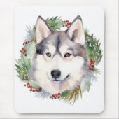 Siberischer Weihnachtsmann Weihnachtsmann Mousepad (Vorne)