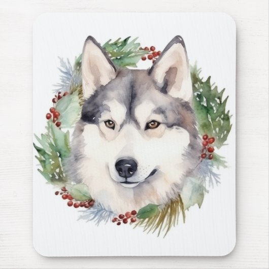 Siberischer Weihnachtsmann Weihnachtsmann Mousepad (Vorne)