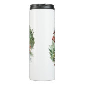 Siberischer Weihnachtsmann Weihnachtsmann Thermosbecher (Rückseite)