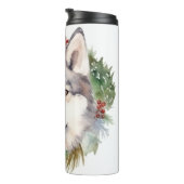 Siberischer Weihnachtsmann Weihnachtsmann Thermosbecher (Nach rechts gedreht)