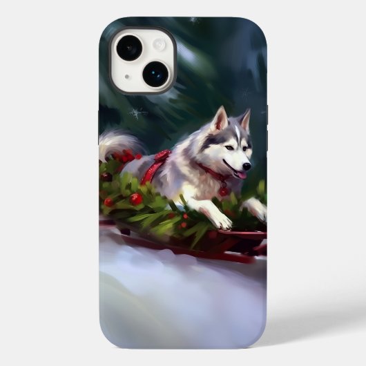 Siberischer Weihnachtsschnee Case-Mate iPhone Hülle (Rückseite)