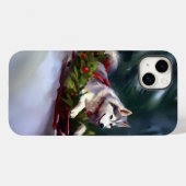 Siberischer Weihnachtsschnee Case-Mate iPhone Hülle (Rückseite (Horizontal))