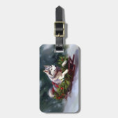 Siberischer Weihnachtsschnee Gepäckanhänger (Vorderseite vertikal)