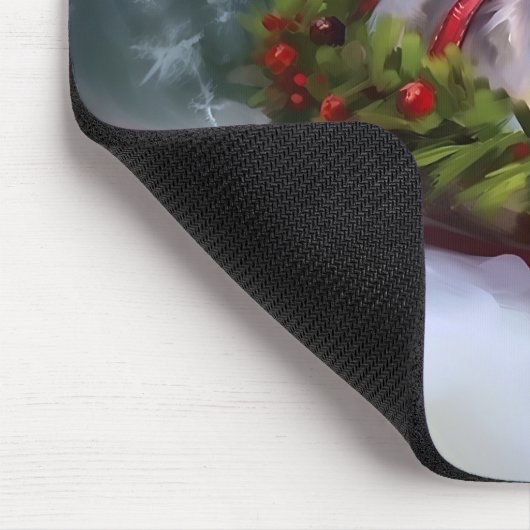 Siberischer Weihnachtsschnee Mousepad (Ecke)