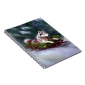 Siberischer Weihnachtsschnee Notizblock (Rechte Seite)