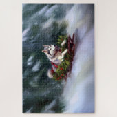 Siberischer Weihnachtsschnee Puzzle (Vertikal)