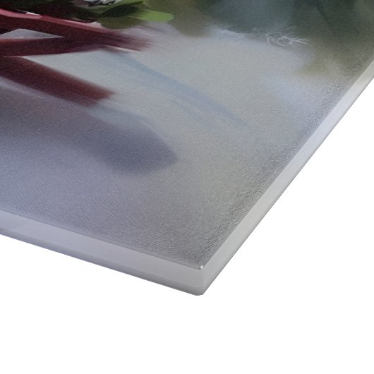 Siberischer Weihnachtsschnee Schneidebrett (Ecke)