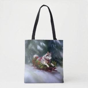 Siberischer Weihnachtsschnee Tasche