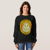 Siberisches Cat Portrait Sweatshirt (Vorne ganz)