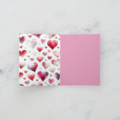 Siberisches Husky-Valentiner-Paar Karte (Innenseite)