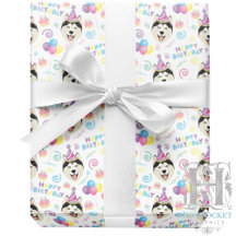 Sibirian Husky Geschenkpapier