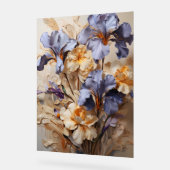 Sibirien - Impasto Floral Acrylschild (Winkel)