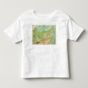 Sibirien-Karte mit Schifffahrtslinien Kleinkind T-shirt