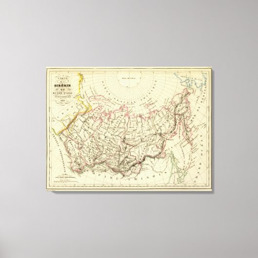 Sibirien Leinwanddruck (Vorderseite)