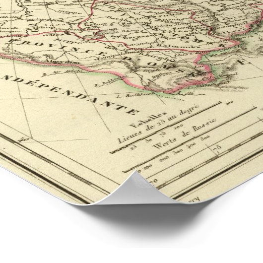 Sibirien Poster (Ecke)