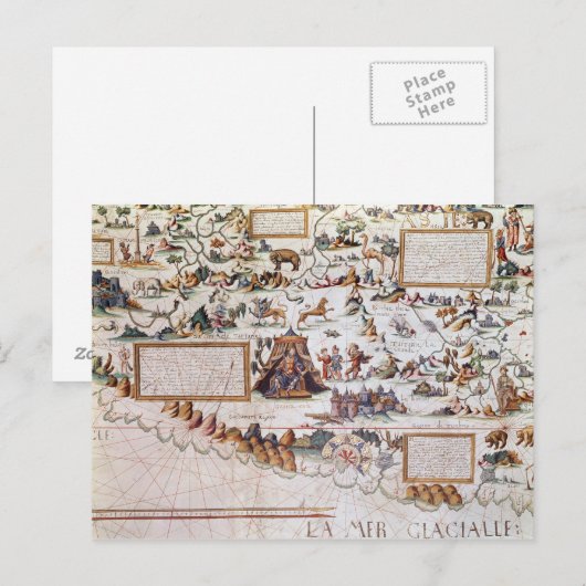 Sibirien Postkarte (Vorne/Hinten)