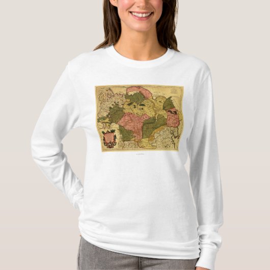Sibirien, RussiaPanoramic MapSiberia, Russland T-Shirt (Vorderseite)