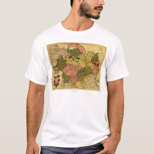 Sibirien, RussiaPanoramic MapSiberia, Russland T-Shirt