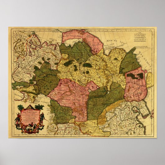 Sibirien, RusslandPanoramakarte Sibirien, Russland Poster (Vorne)