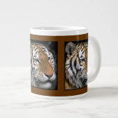 Sibirien Tiger Lounge Kunst Jumbo-Tasse (Vorderseite Rechts)