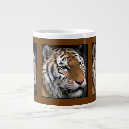 Sibirien Tiger Lounge Kunst Jumbo-Tasse (Vorderseite)