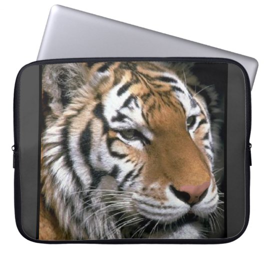 Sibirien Tiger Lounge Kunst Laptopschutzhülle (Vorderseite)