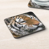 Sibirien Tiger Lounge Kunst Untersetzer (Linke Seite)