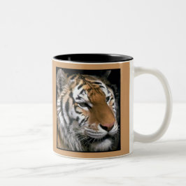 Sibirien Tiger Lounge Kunst Zweifarbige Tasse