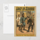 Sibirien verloren postkarte (Vorne/Hinten)