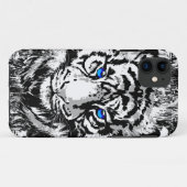 Sibirienweißer Tiger Kopf - Tiger Blue Case-Mate iPhone Hülle (Rückseite (Horizontal))