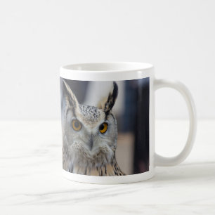 Sibirische Adler-Eulen-nahe hohe Kaffee-Tasse Kaffeetasse