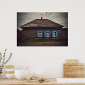 Sibirische Holzhäuser (Projekt von vladstudio.com) Poster (Küche)