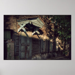Sibirische Holzhäuser (Projekt von vladstudio.com) Poster