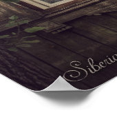 Sibirische Holzhäuser (Projekt von vladstudio.com) Poster (Ecke)