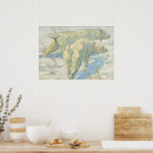 Sibirische Hunde - Franz Marc, deutsches Kunstpost Poster (Küche)