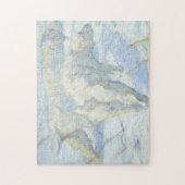 Sibirische Hunde im Schnee Puzzle (Vertikal)